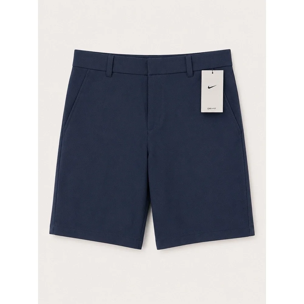 NIKE Men's 32 Navy Blue Dri-Fit Golf Athletic Shorts NWT